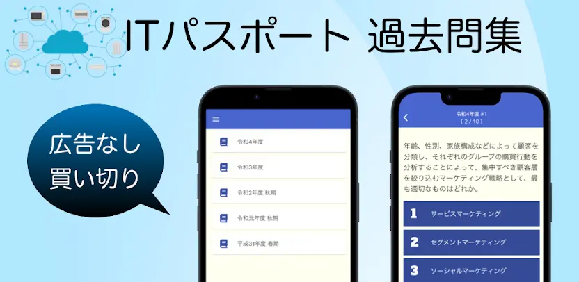ITパスポート 過去問題集 〜ITの基礎スキル習得を支援〜